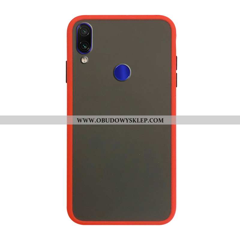 Etui Xiaomi Redmi Note 7 Ochraniacz Miękki, Futerał Xiaomi Redmi Note 7 Nubuku All Inclusive Czerwon