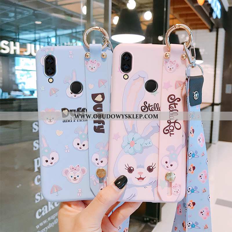 Etui Xiaomi Redmi Note 7 Ochraniacz Trendy Piękny, Futerał Xiaomi Redmi Note 7 Wiszące Ozdoby Królik