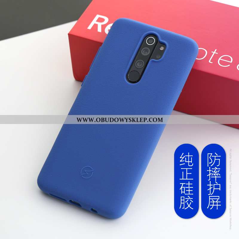 Etui Xiaomi Redmi Note 8 Pro Silikonowe All Inclusive Szary, Futerał Xiaomi Redmi Note 8 Pro Płótno 