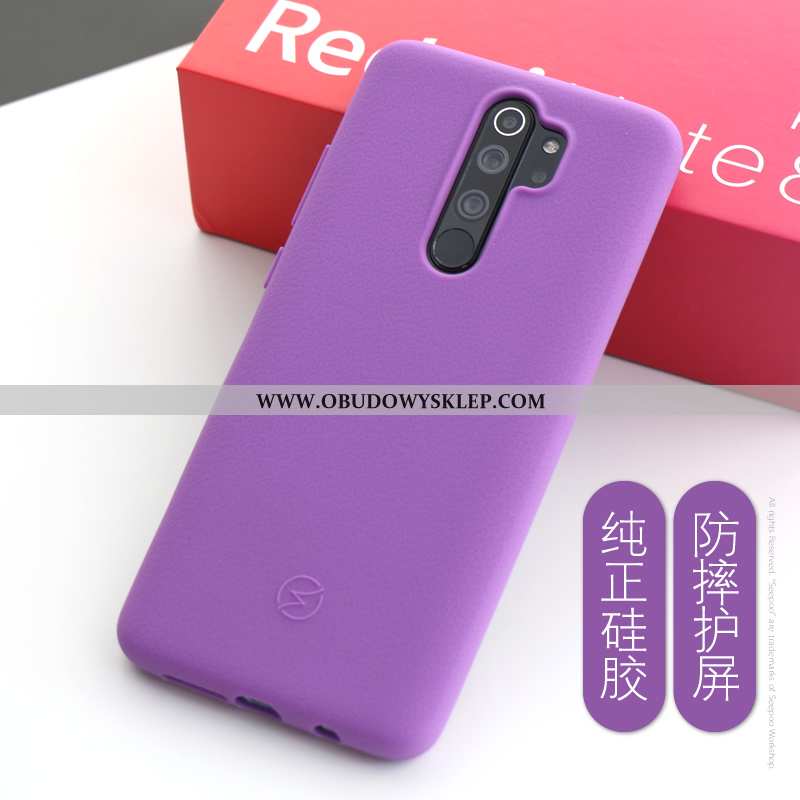 Etui Xiaomi Redmi Note 8 Pro Silikonowe All Inclusive Szary, Futerał Xiaomi Redmi Note 8 Pro Płótno 