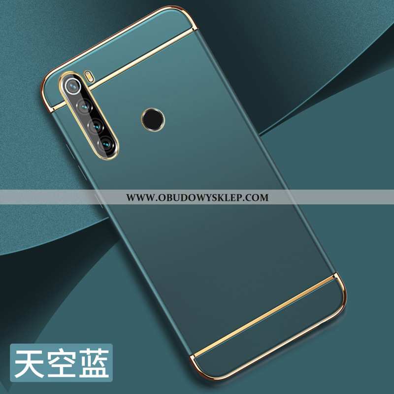 Etui Xiaomi Redmi Note 8t Cienkie Zielony Czerwony, Futerał Xiaomi Redmi Note 8t Ochraniacz Nubuku Z