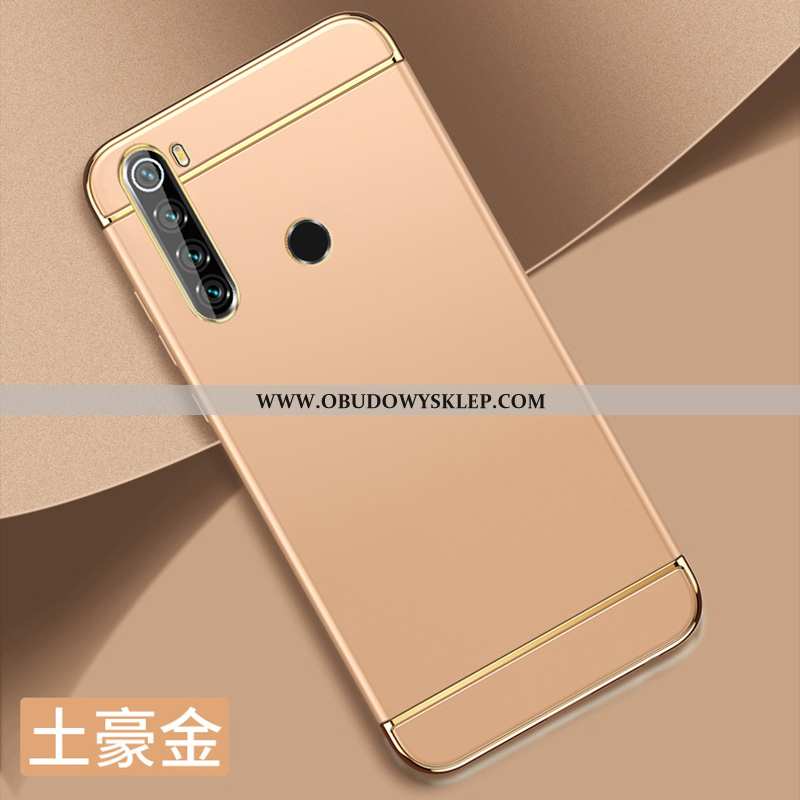 Etui Xiaomi Redmi Note 8t Cienkie Zielony Czerwony, Futerał Xiaomi Redmi Note 8t Ochraniacz Nubuku Z