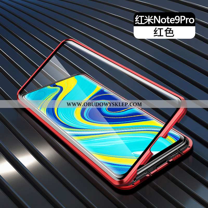 Etui Xiaomi Redmi Note 9 Pro Metal Granica, Futerał Xiaomi Redmi Note 9 Pro Ochraniacz Zielone