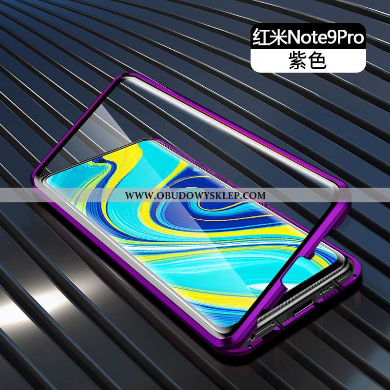 Etui Xiaomi Redmi Note 9 Pro Metal Granica, Futerał Xiaomi Redmi Note 9 Pro Ochraniacz Zielone