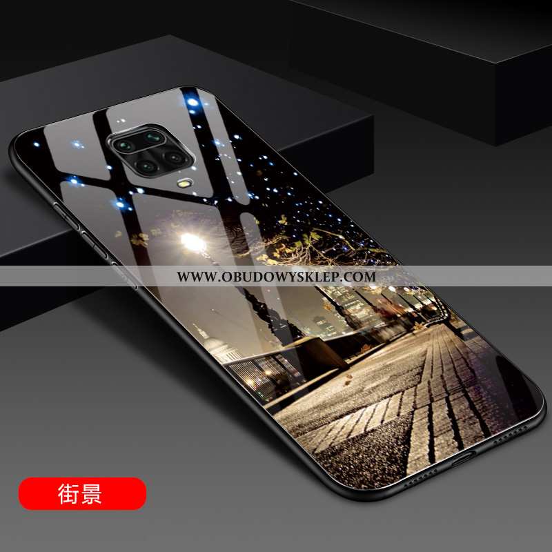 Etui Xiaomi Redmi Note 9 Pro Szkło Anti-fall Czerwony, Futerał Xiaomi Redmi Note 9 Pro Moda Telefon 