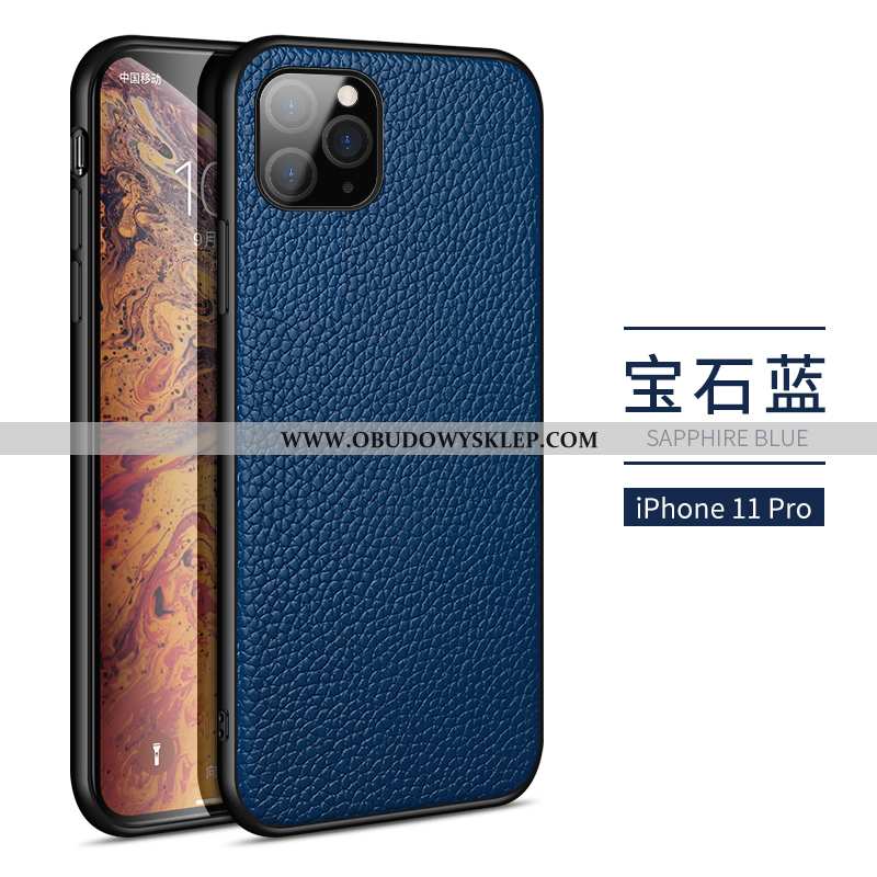 Etui iPhone 11 Pro Trendy Telefon Komórkowy Futerał, Futerał iPhone 11 Pro Ochraniacz Skórzane Czerw