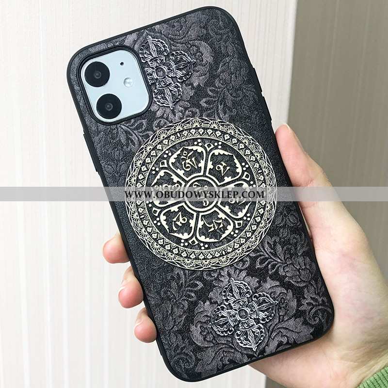 Etui iPhone 11 Trendy Duży Futerał, Futerał iPhone 11 Relief Czerwony Czerwona