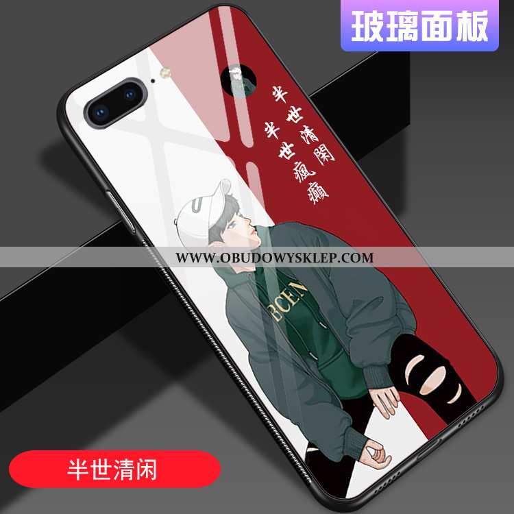 Etui iPhone 8 Plus Szkło Czerwony Anti-fall, Futerał iPhone 8 Plus Moda Czerwony Netto Czerwona