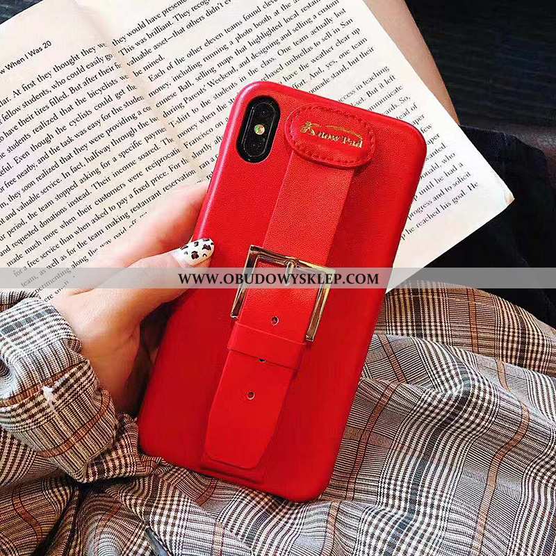 Etui iPhone X Trendy Futerał Eleganckie, iPhone X Ochraniacz Kreatywne Czerwona