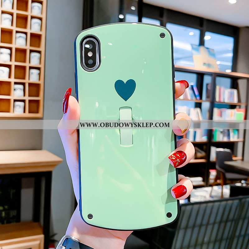 Etui iPhone X Trendy Wspornik Telefon Komórkowy, Futerał iPhone X Moda Anti-fall Rozowa