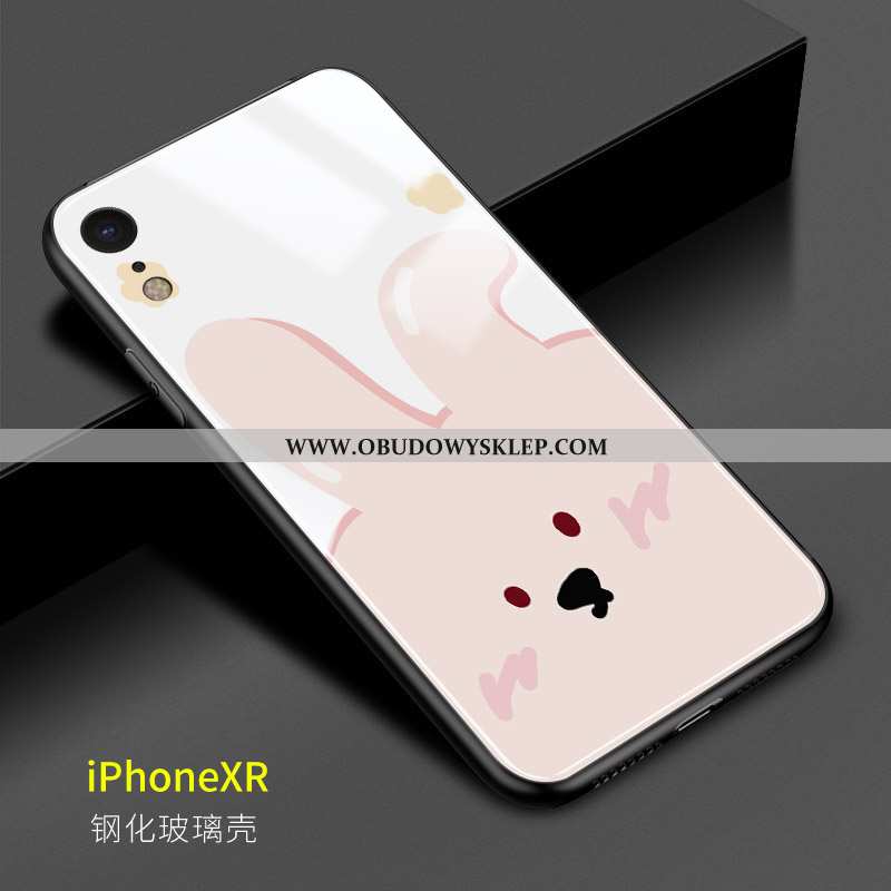 Etui iPhone Xr Silikonowe Bunny All Inclusive, Futerał iPhone Xr Ochraniacz Piękny Rozowa