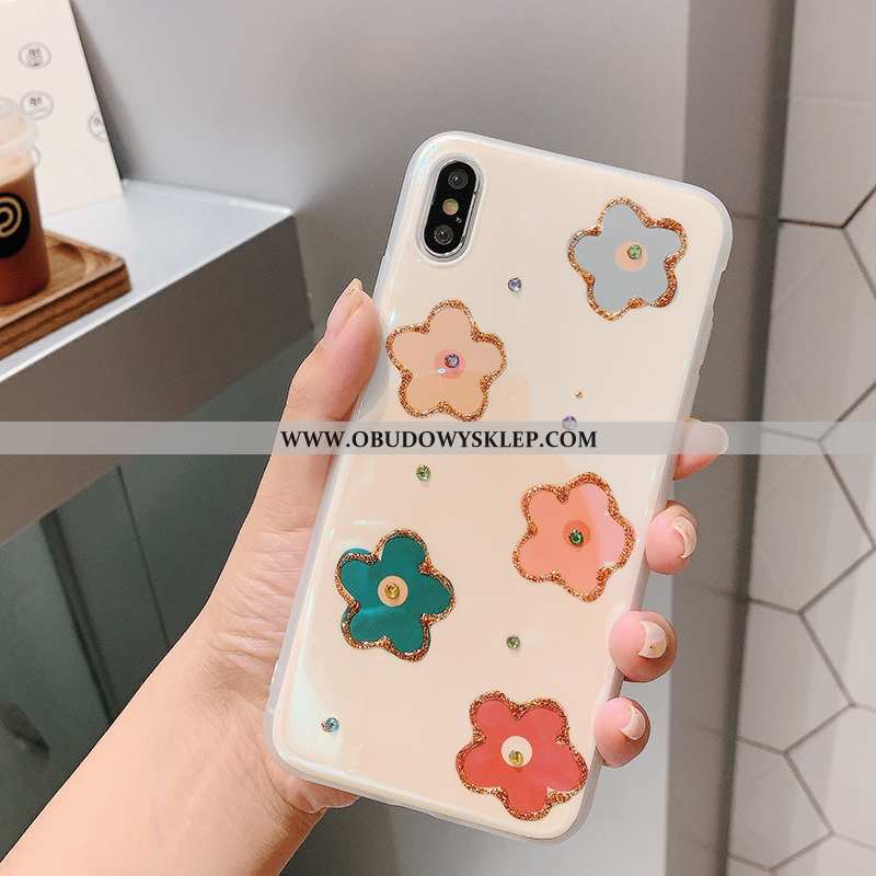 Etui iPhone Xs Trendy Czerwony Netto Piękny, Futerał iPhone Xs Kreatywne Czerwony Czerwona