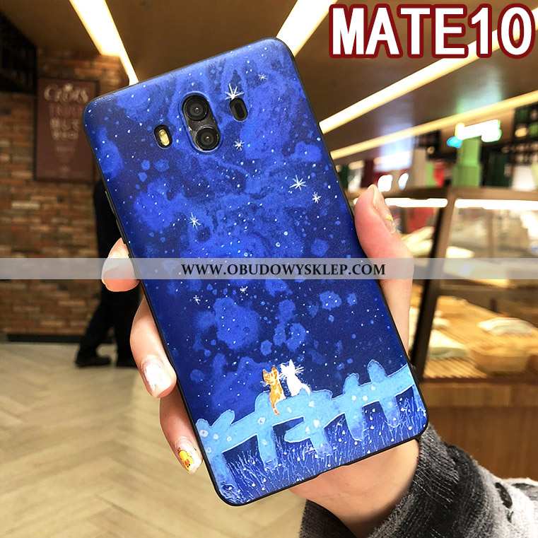 Futerał Huawei Mate 10 Wiszące Ozdoby Nowy Anti-fall, Pokrowce Huawei Mate 10 Relief Etui Fioletowy