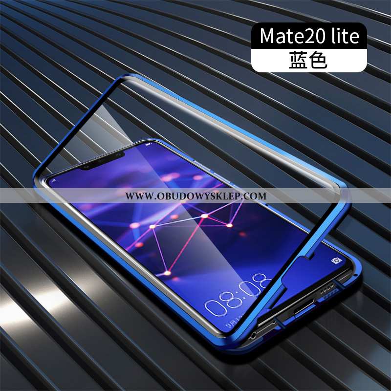 Futerał Huawei Mate 20 Lite Metal Czerwony Netto Telefon Komórkowy, Pokrowce Huawei Mate 20 Lite Szk