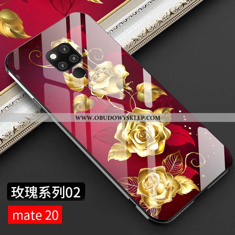 Futerał Huawei Mate 20 Trendy Czerwony Moda, Pokrowce Huawei Mate 20 Silikonowe Telefon Komórkowy Cz