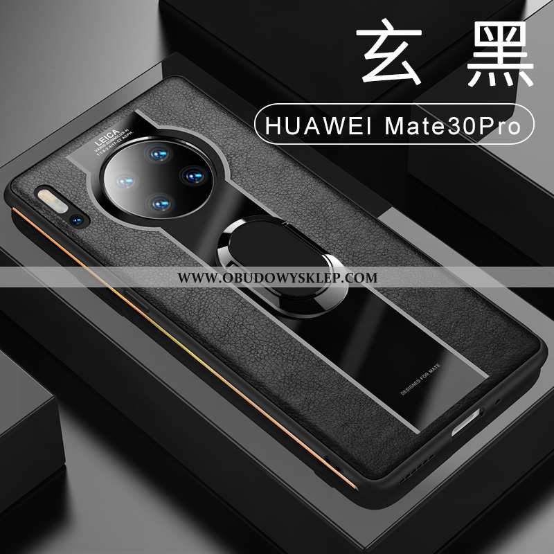 Futerał Huawei Mate 30 Pro Skóra Na Pokładzie, Pokrowce Huawei Mate 30 Pro Super Czarny Czarna