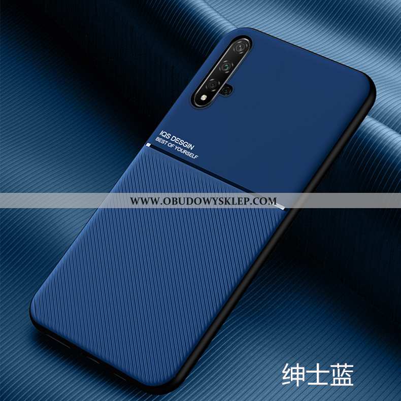 Futerał Huawei Nova 5t Super Młodzież Czarny, Pokrowce Huawei Nova 5t Cienkie Magnetyzm Czarna