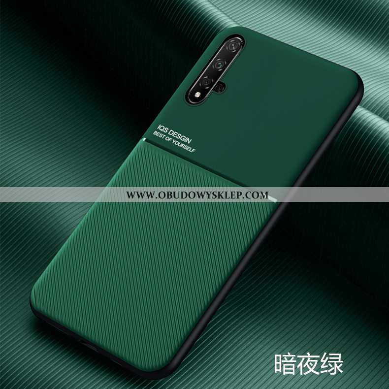 Futerał Huawei Nova 5t Super Młodzież Czarny, Pokrowce Huawei Nova 5t Cienkie Magnetyzm Czarna