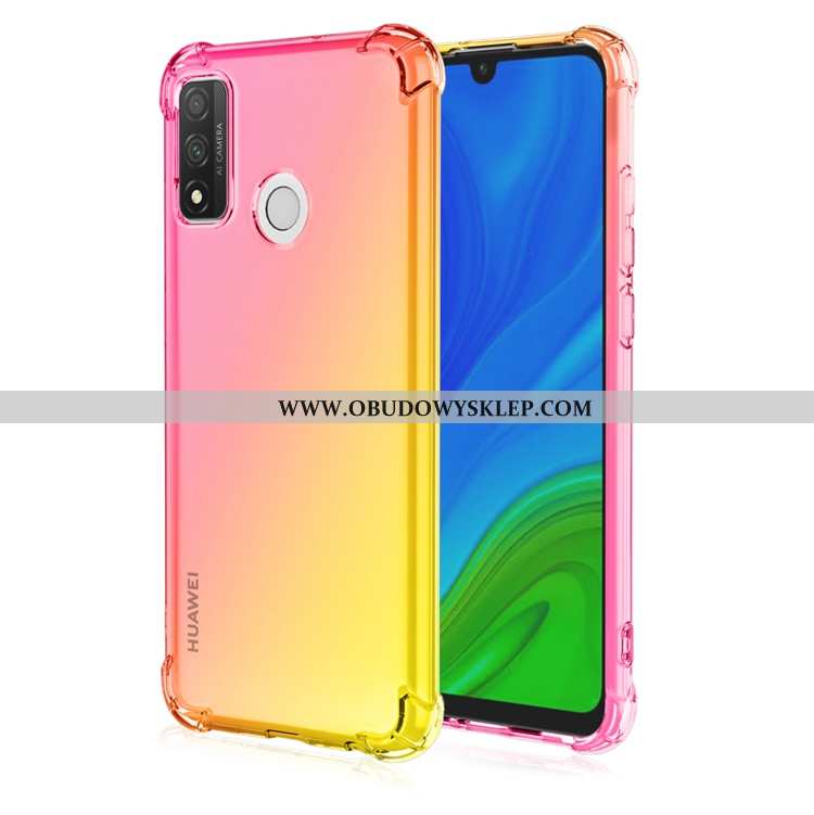 Futerał Huawei P Smart 2020 Miękki Balon Pu, Pokrowce Huawei P Smart 2020 Gradient Żółta