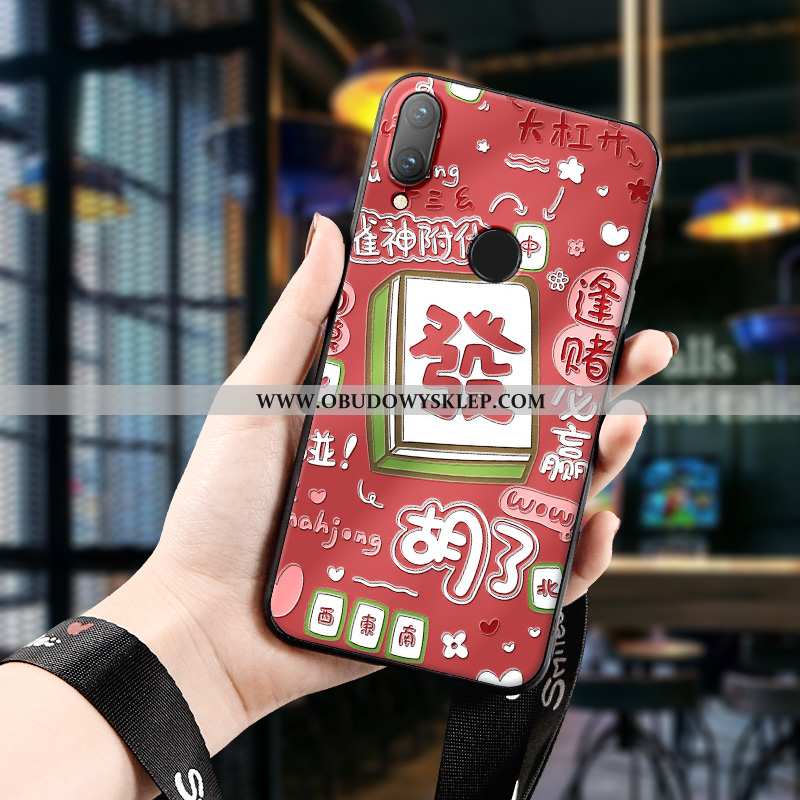 Futerał Huawei P Smart 2020 Nubuku Trójwymiarowy Etui, Pokrowce Huawei P Smart 2020 Relief Trendy Cz