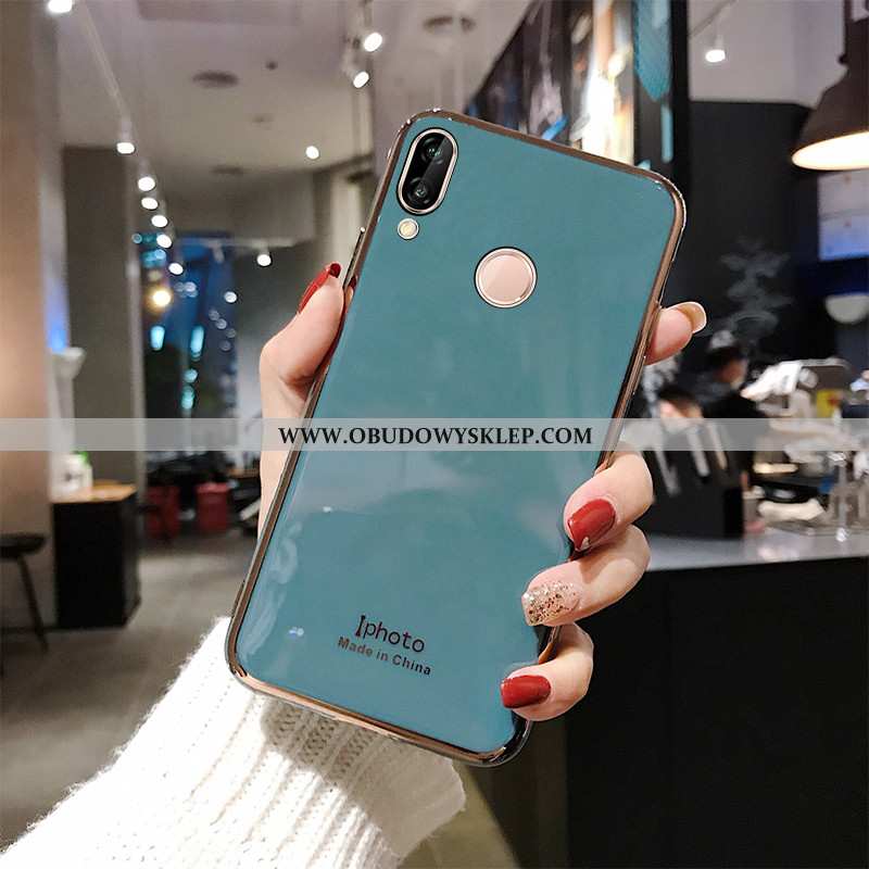 Futerał Huawei P Smart+ Filmy Trendy Miękki, Pokrowce Huawei P Smart+ Silikonowe Etui Turquoise