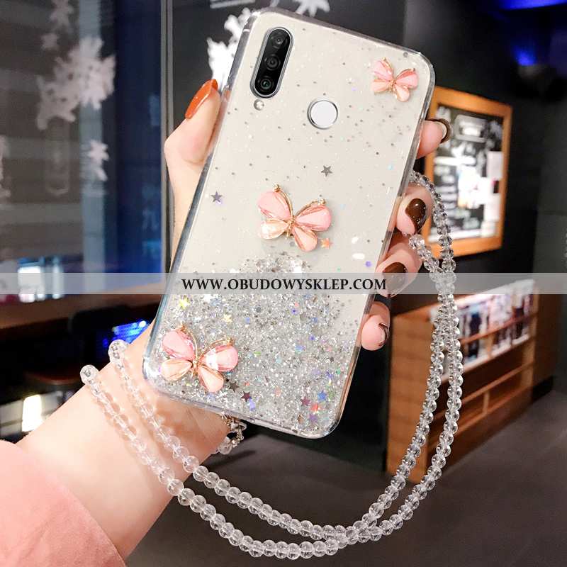 Futerał Huawei P30 Lite Moda Proszek, Pokrowce Huawei P30 Lite Osobowość Telefon Komórkowy Niebieska