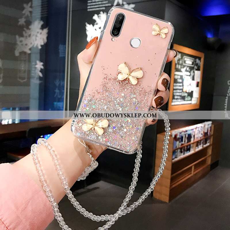 Futerał Huawei P30 Lite Moda Proszek, Pokrowce Huawei P30 Lite Osobowość Telefon Komórkowy Niebieska