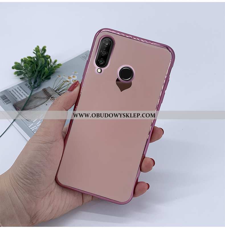 Futerał Huawei P30 Lite Silikonowe Poszycie Futerał, Pokrowce Huawei P30 Lite Osobowość Proste Bordo