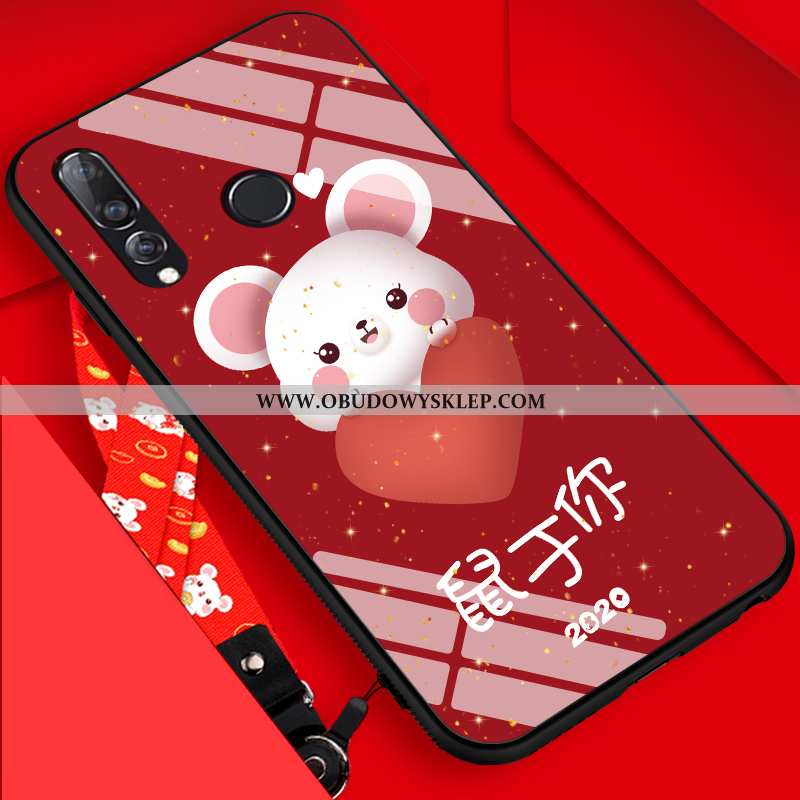 Futerał Huawei P30 Lite Trendy Ochraniacz Cekiny, Pokrowce Huawei P30 Lite Miękki All Inclusive Czer