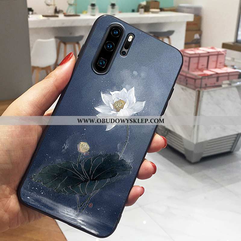 Futerał Huawei P30 Pro Nubuku Kreatywne Cienkie, Pokrowce Huawei P30 Pro Osobowość Ochraniacz Granat