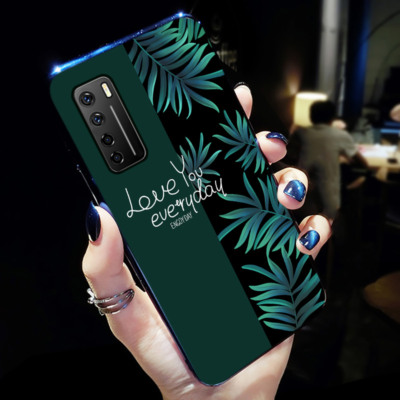 Futerał Huawei P40 Lite 5g Ochraniacz Etui Kolor, Pokrowce Huawei P40 Lite 5g Moda Trendy Zielone