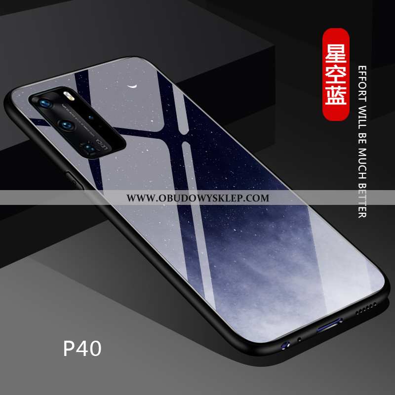 Futerał Huawei P40 Trendy Czerwony Netto Cienkie, Pokrowce Huawei P40 Super Proste Czarna