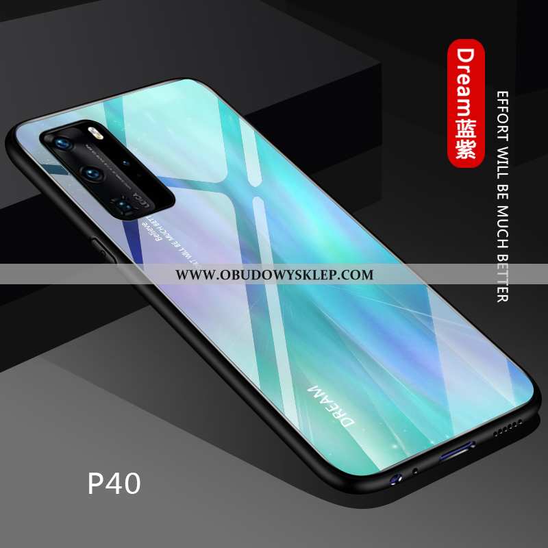 Futerał Huawei P40 Trendy Czerwony Netto Cienkie, Pokrowce Huawei P40 Super Proste Czarna