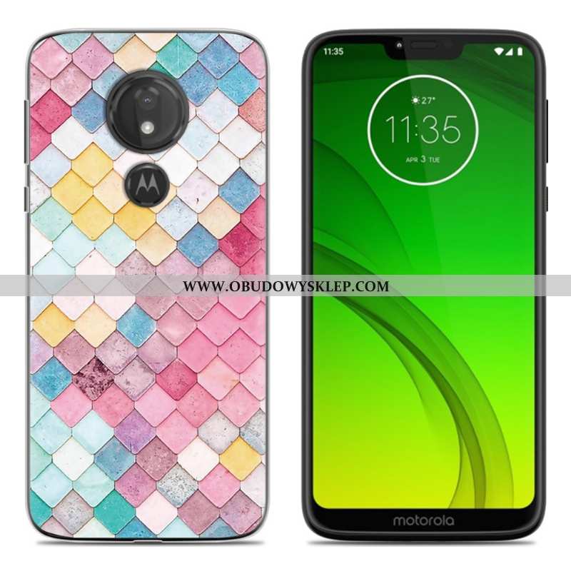 Futerał Moto G7 Play Miękki Telefon Komórkowy, Pokrowce Moto G7 Play Ochraniacz Anti-fall Zielone