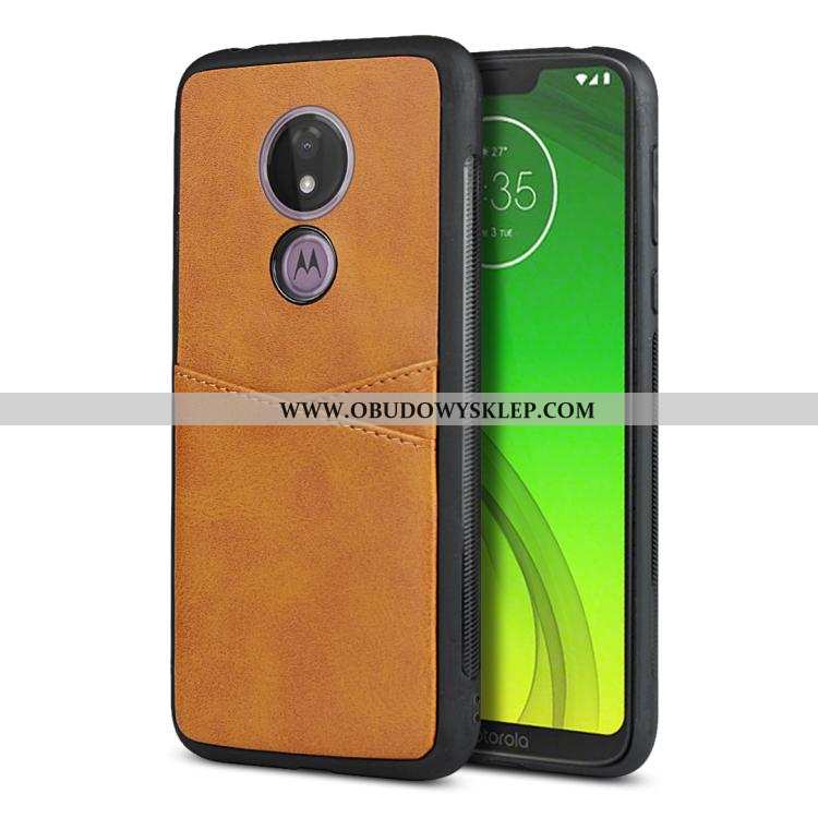 Futerał Moto G7 Power Ochraniacz Karta Czerwony, Pokrowce Moto G7 Power Miękki Silikonowe Czerwona