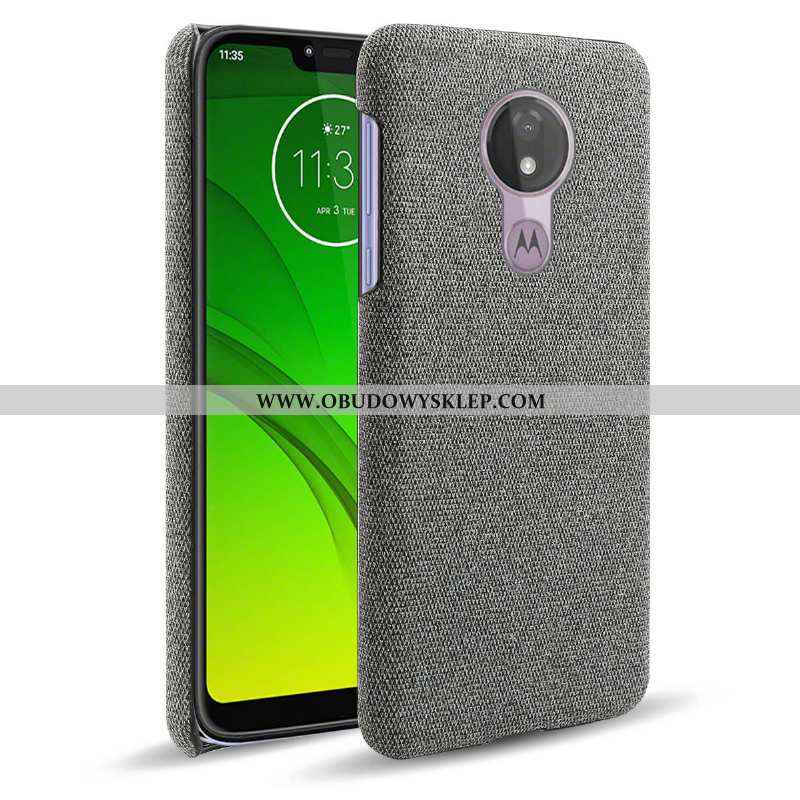 Futerał Moto G7 Power Wzór Antypoślizgowe Etui, Pokrowce Moto G7 Power Ochraniacz Szara