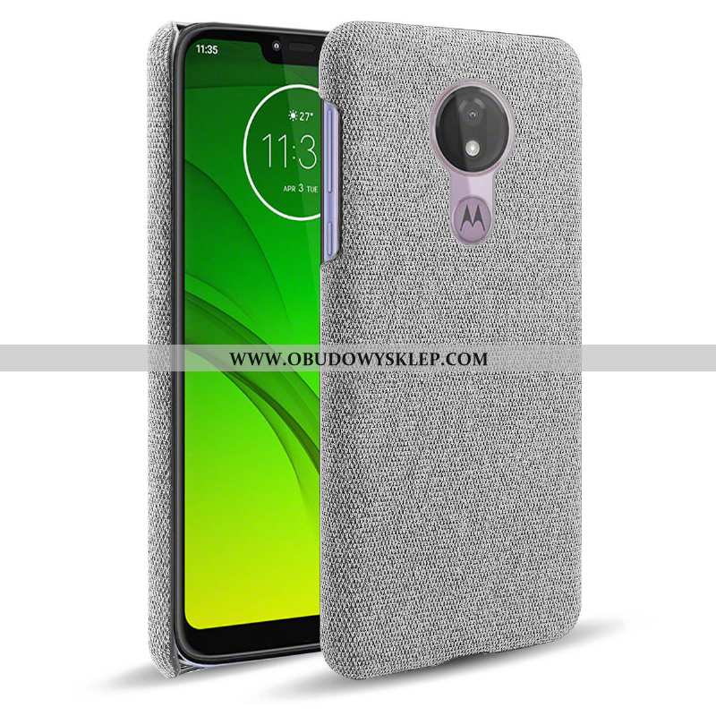 Futerał Moto G7 Power Wzór Antypoślizgowe Etui, Pokrowce Moto G7 Power Ochraniacz Szara