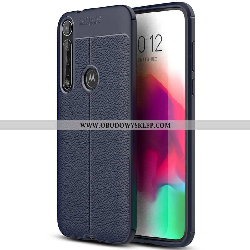 Futerał Moto G8 Plus Silikonowe Czerwony Telefon Komórkowy, Pokrowce Moto G8 Plus Ochraniacz Etui Cz