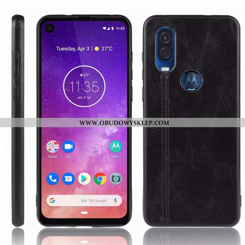 Futerał Motorola One Vision Ochraniacz Telefon Komórkowy Ciemno Niebieski, Pokrowce Motorola One Vis