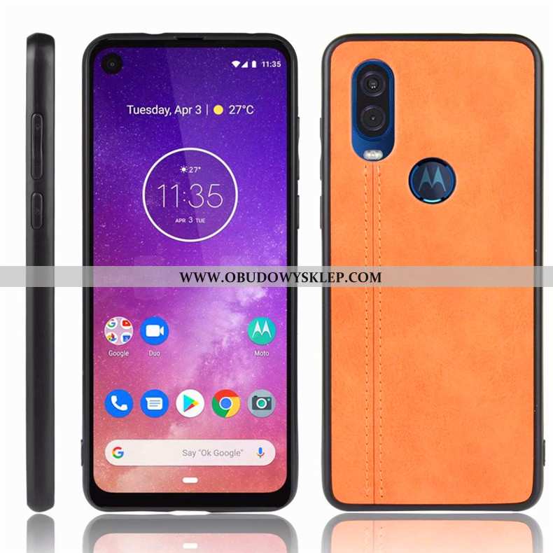 Futerał Motorola One Vision Ochraniacz Telefon Komórkowy Ciemno Niebieski, Pokrowce Motorola One Vis