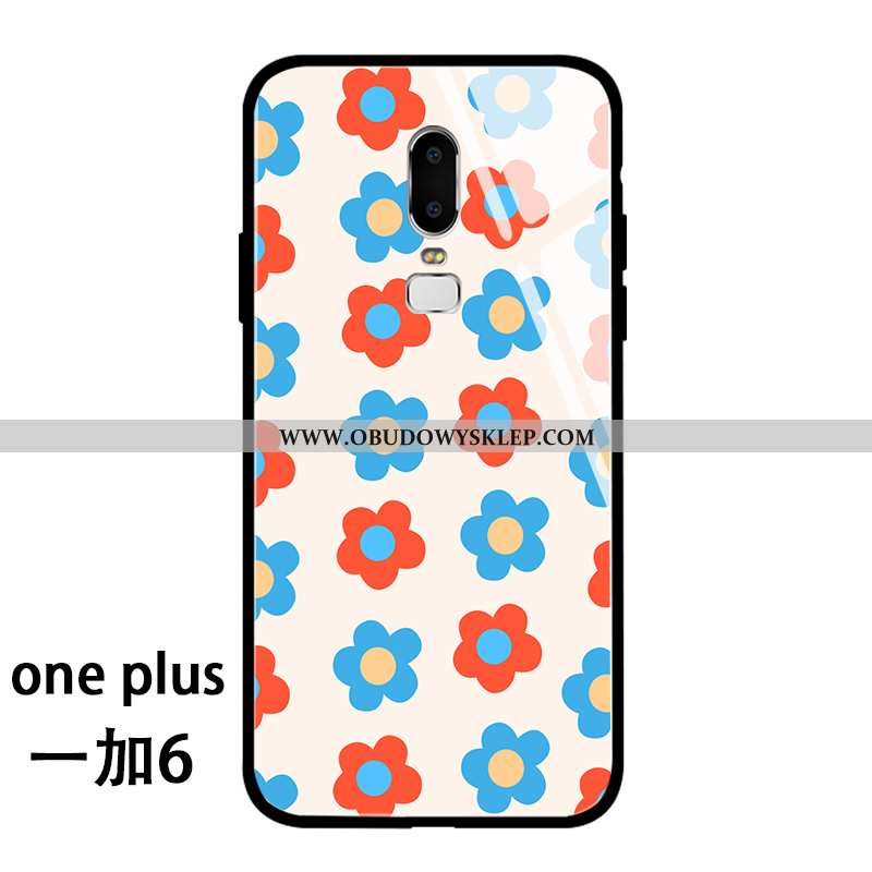 Futerał Oneplus 6 Ochraniacz Czerwony Netto Wysoki Koniec, Pokrowce Oneplus 6 Szkło Telefon Komórkow