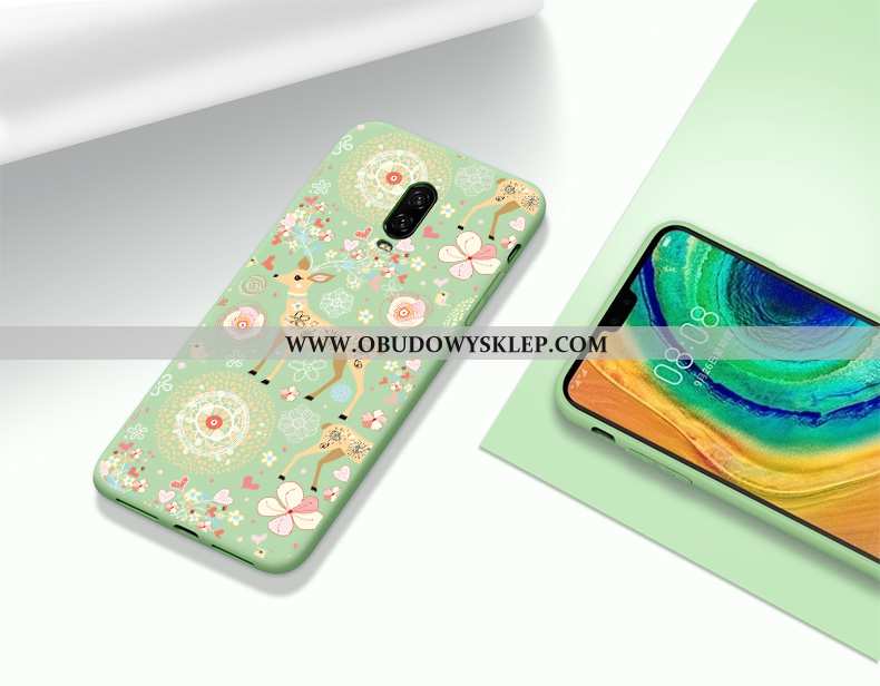 Futerał Oneplus 6t Kreatywne Super Futerał, Pokrowce Oneplus 6t Kreskówka Etui Zielone