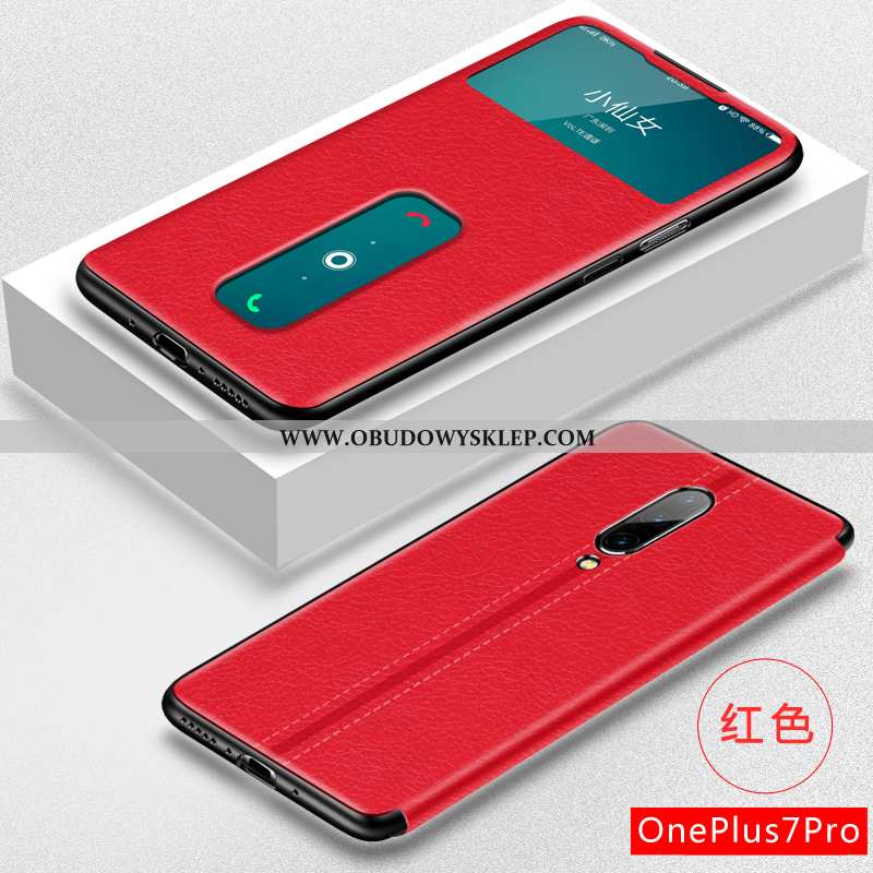 Futerał Oneplus 7 Pro Super All Inclusive Skórzane Etui, Pokrowce Oneplus 7 Pro Cienkie Kreatywne Cz