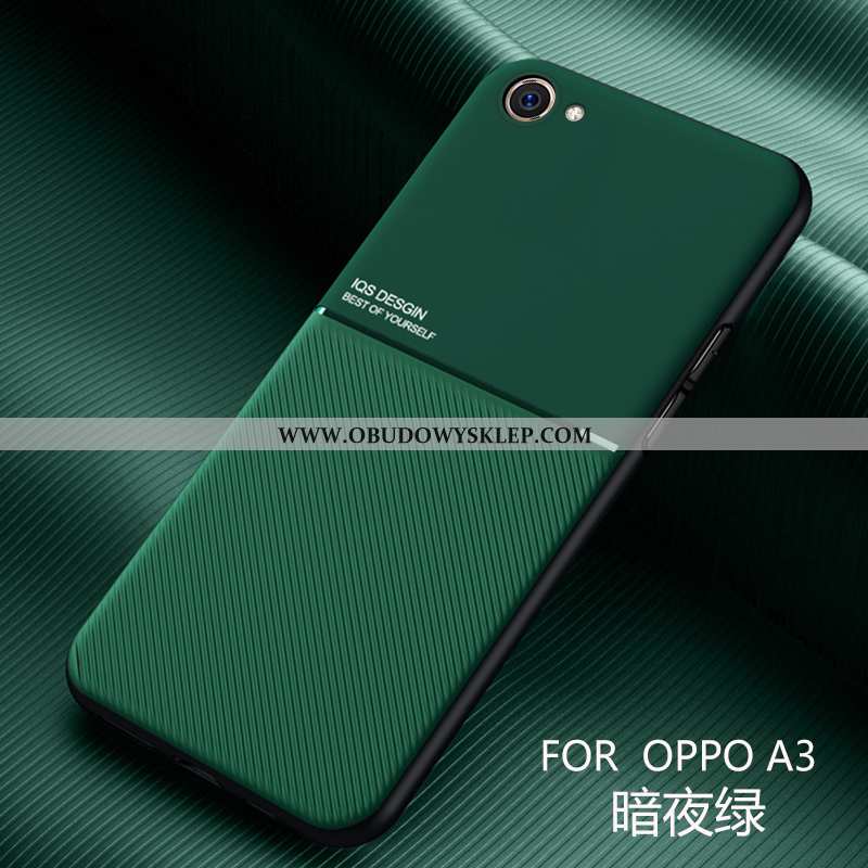 Futerał Oppo A3 Cienkie Trendy, Pokrowce Oppo A3 Miękki Czarny Zielone