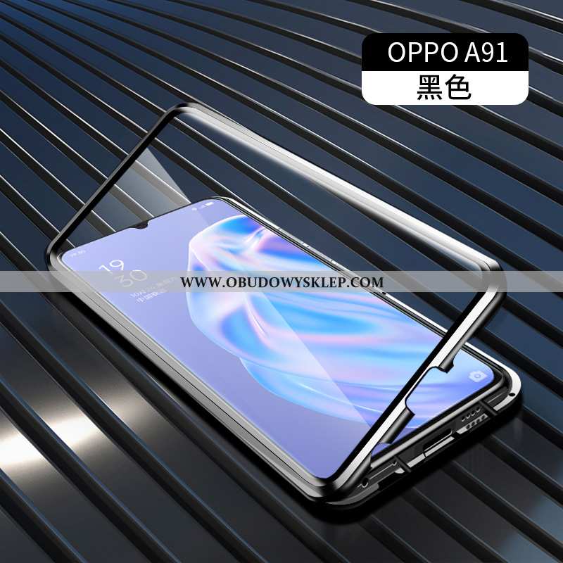 Futerał Oppo A91 Metal All Inclusive, Pokrowce Oppo A91 Ochraniacz Zielony Zielone