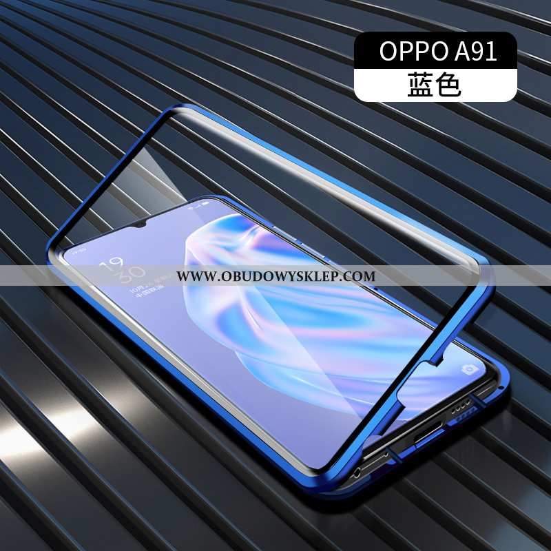 Futerał Oppo A91 Metal All Inclusive, Pokrowce Oppo A91 Ochraniacz Zielony Zielone