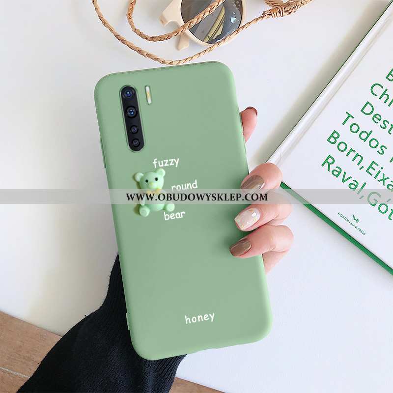 Futerał Oppo A91 Silikonowe Kreatywne Etui, Pokrowce Oppo A91 Ochraniacz Trendy Zielone