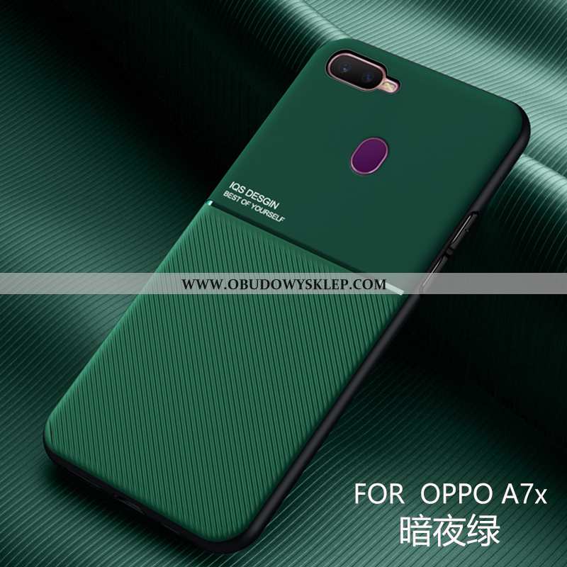 Futerał Oppo Ax7 Trendy Nubuku Telefon Komórkowy, Pokrowce Oppo Ax7 Super Wzór Czarna