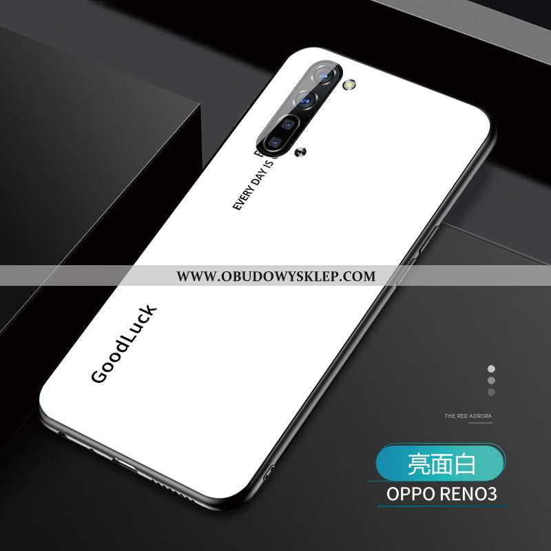 Futerał Oppo Reno 3 Moda Ochraniacz Purpurowy, Pokrowce Oppo Reno 3 Osobowość Gradient Fioletowy