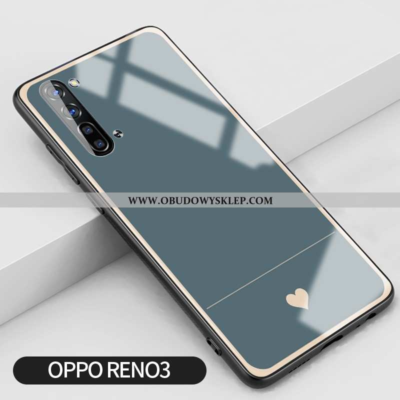 Futerał Oppo Reno 3 Ochraniacz Szary Telefon Komórkowy, Pokrowce Oppo Reno 3 Szkło Świeży Szara